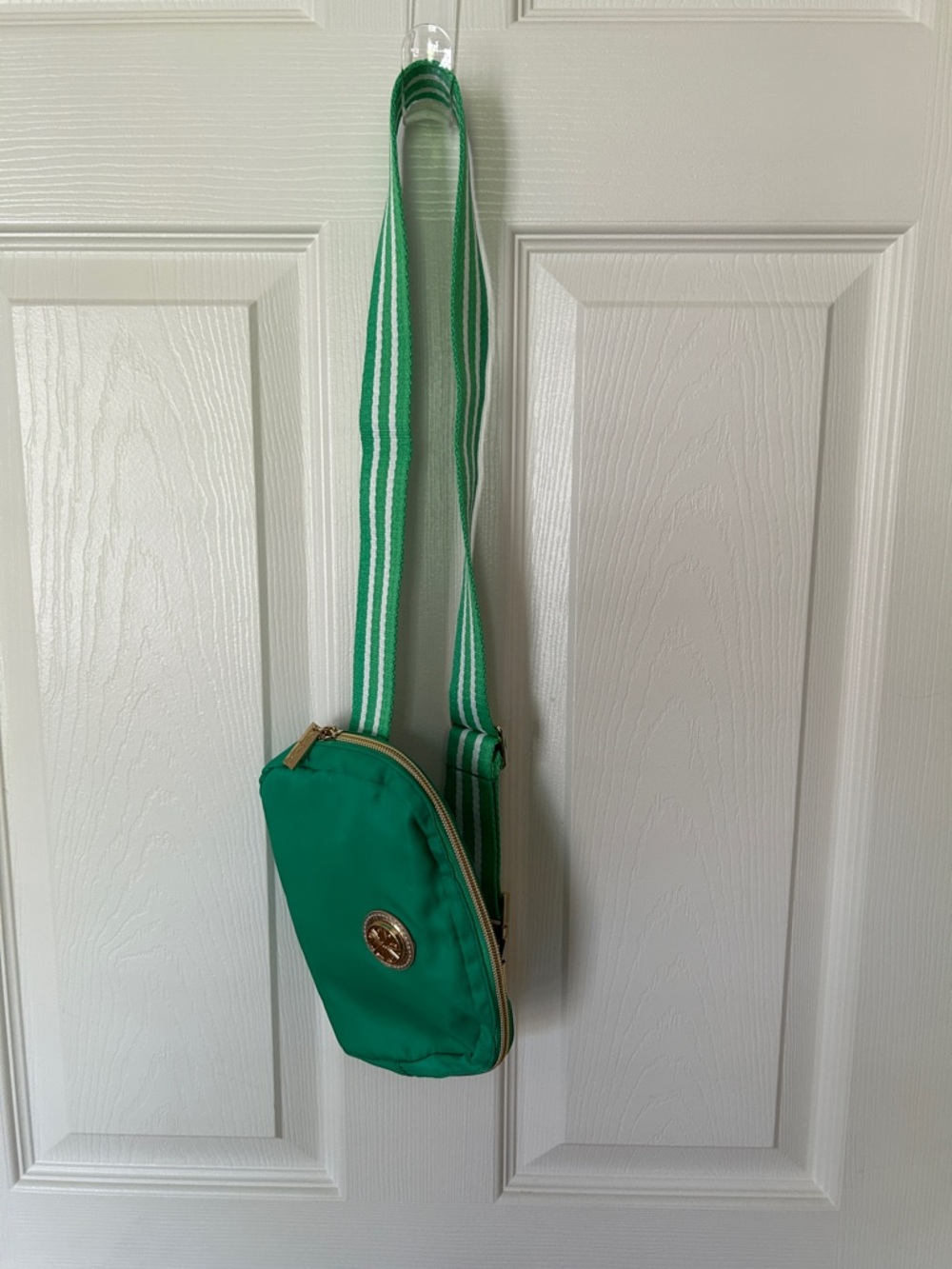 Lilly Pulitzer Green Crossbody Nylon Sling Bag